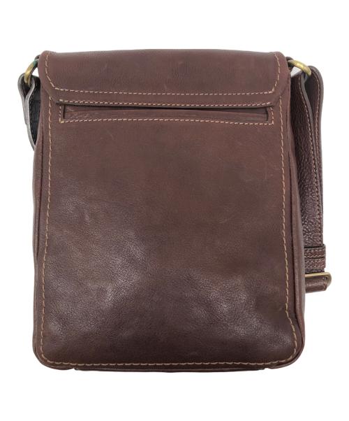土屋鞄製造所（ツチヤカバンセイゾウショ）土屋鞄製造所 (ツチヤカバンセイゾウショ) レザーショルダーバッグ ブラウンの古着・服飾アイテム