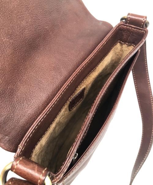 土屋鞄製造所（ツチヤカバンセイゾウショ）土屋鞄製造所 (ツチヤカバンセイゾウショ) レザーショルダーバッグ ブラウンの古着・服飾アイテム
