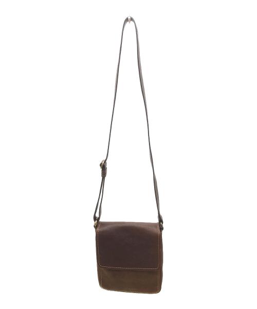 土屋鞄製造所（ツチヤカバンセイゾウショ）土屋鞄製造所 (ツチヤカバンセイゾウショ) レザーショルダーバッグ ブラウンの古着・服飾アイテム