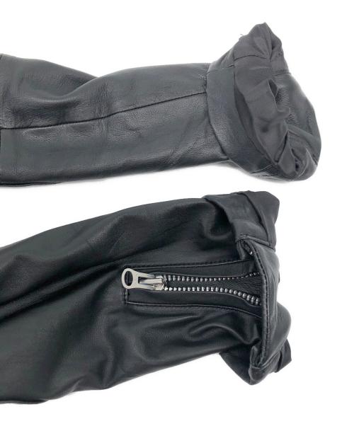 PAUL SMITH（ポールスミス）PAUL SMITH (ポールスミス) ダブルライダースジャケット ブラック サイズ:40の古着・服飾アイテム