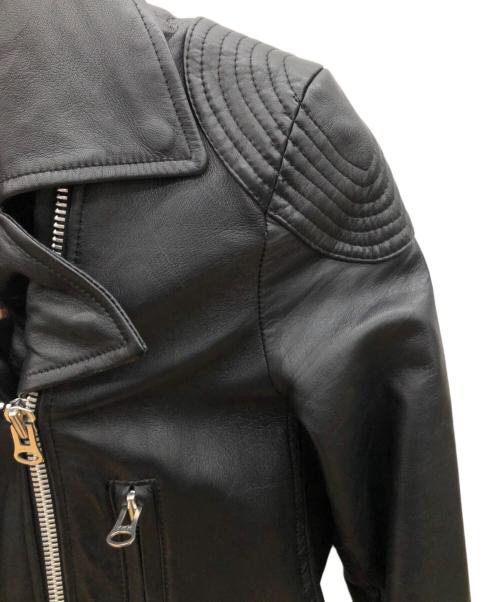 PAUL SMITH（ポールスミス）PAUL SMITH (ポールスミス) ダブルライダースジャケット ブラック サイズ:40の古着・服飾アイテム