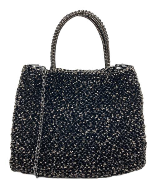 ANTEPRIMA（アンテプリマ）ANTEPRIMA (アンテプリマ) 2WAYワイヤーバッグ ブラックの古着・服飾アイテム