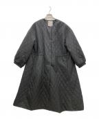 BEARDSLEYビアズリー）の古着「バルーン袖キルトコート」｜ブラック