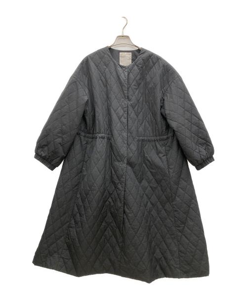 BEARDSLEY（ビアズリー）BEARDSLEY (ビアズリー) バルーン袖キルトコート ブラック サイズ:Fの古着・服飾アイテム