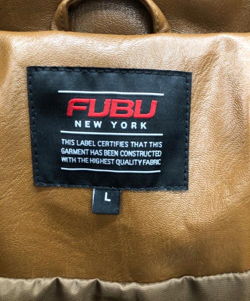 FUBU（フブ）FUBU (フブ) エコパファージャケット ブラウン サイズ:Lの古着・服飾アイテム