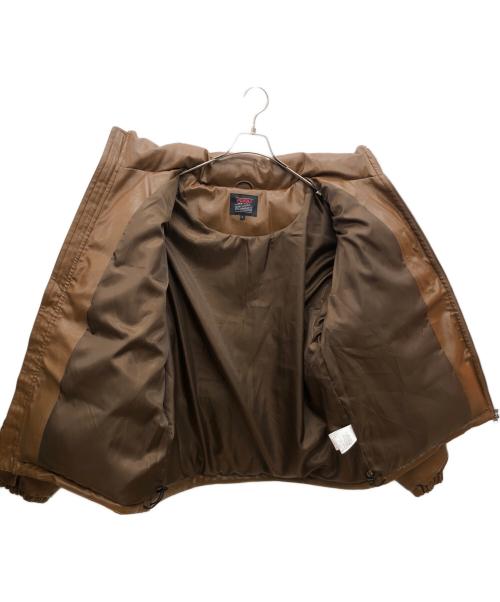FUBU（フブ）FUBU (フブ) エコパファージャケット ブラウン サイズ:Lの古着・服飾アイテム