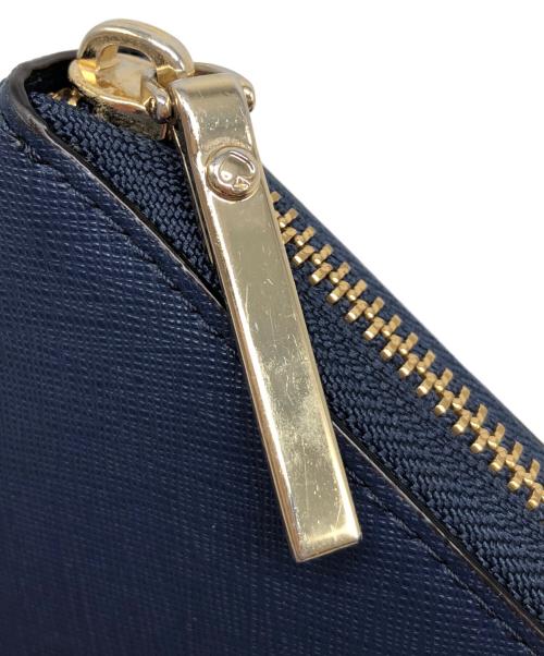 Kate Spade（ケイトスペード）Kate Spade (ケイトスペード) 長財布 ネイビーの古着・服飾アイテム