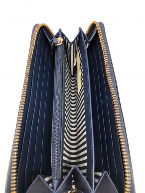 Kate Spade（ケイトスペード）Kate Spade (ケイトスペード) 長財布 ネイビーの古着・服飾アイテム