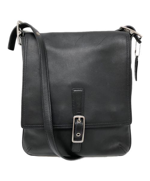 COACH（コーチ）COACH (コーチ) フラップショルダーバッグ　OLD COACH ブラックの古着・服飾アイテム