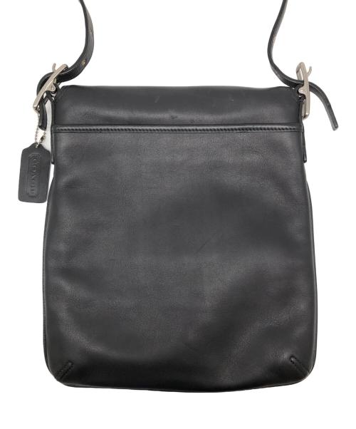 COACH（コーチ）COACH (コーチ) フラップショルダーバッグ　OLD COACH ブラックの古着・服飾アイテム