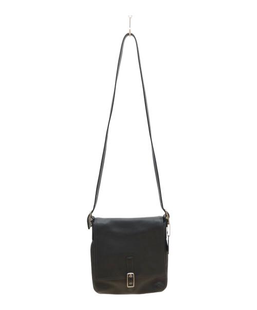 COACH（コーチ）COACH (コーチ) フラップショルダーバッグ　OLD COACH ブラックの古着・服飾アイテム
