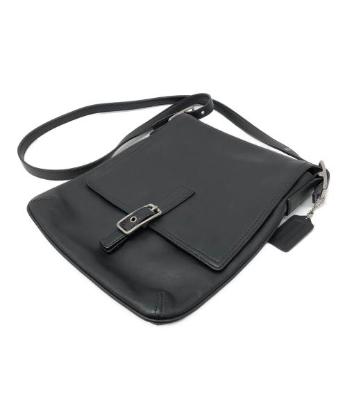 COACH（コーチ）COACH (コーチ) フラップショルダーバッグ　OLD COACH ブラックの古着・服飾アイテム