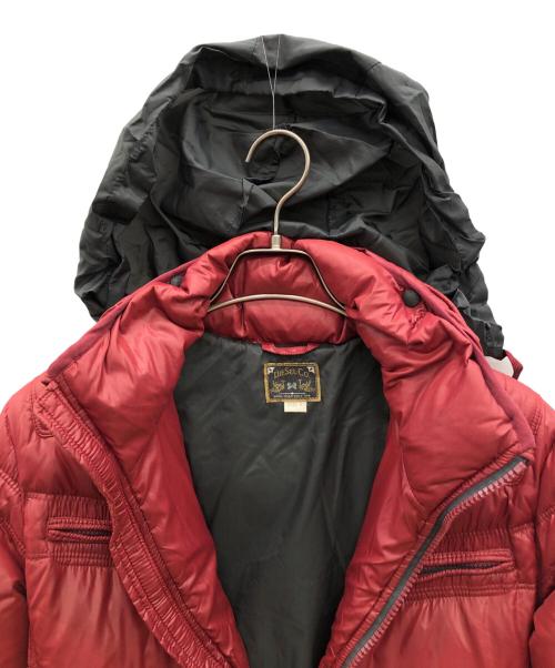 DIESEL-CO（ディーゼルーコー）DIESEL-CO (ディーゼルーコー) ダウンジャケット レッド サイズ:Sの古着・服飾アイテム