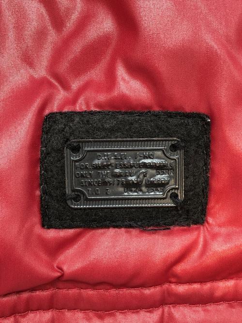 DIESEL-CO（ディーゼルーコー）DIESEL-CO (ディーゼルーコー) ダウンジャケット レッド サイズ:Sの古着・服飾アイテム