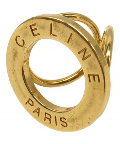 中古・古着通販】CELINE (セリーヌ) サークルスカーフリング ゴールド
