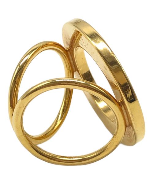 CELINE（セリーヌ）CELINE (セリーヌ) サークルスカーフリング ゴールド(カラー)の古着・服飾アイテム