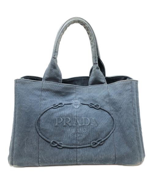 PRADA（プラダ）PRADA (プラダ) カナパ ネイビーの古着・服飾アイテム