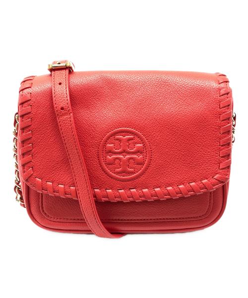 TORY BURCH（トリーバーチ）TORY BURCH (トリーバーチ) チェーンショルダーバッグ レッドの古着・服飾アイテム