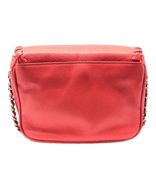 TORY BURCH（トリーバーチ）TORY BURCH (トリーバーチ) チェーンショルダーバッグ レッドの古着・服飾アイテム