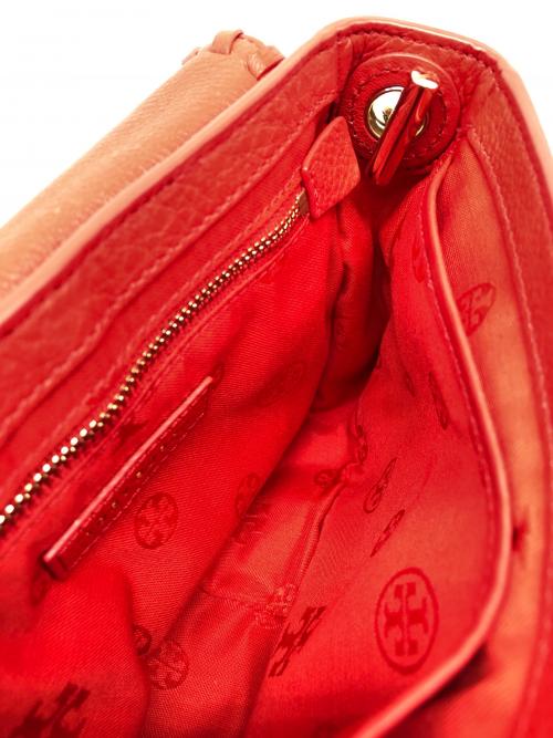 TORY BURCH（トリーバーチ）TORY BURCH (トリーバーチ) チェーンショルダーバッグ レッドの古着・服飾アイテム