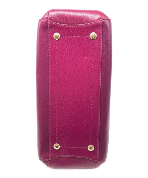 COACH（コーチ）COACH (コーチ) 2WAYバッグ レッド×パープルの古着・服飾アイテム