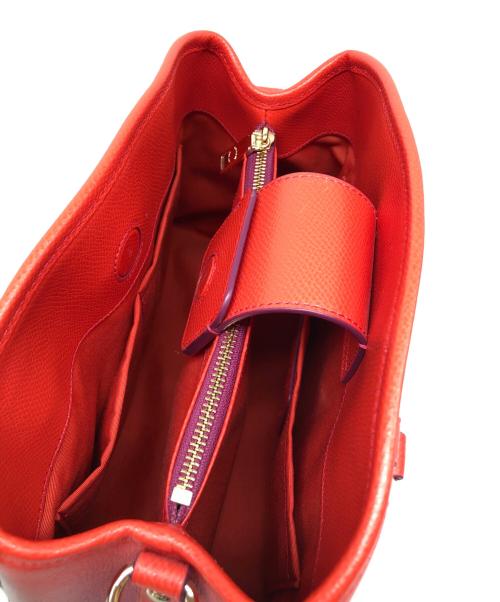 COACH（コーチ）COACH (コーチ) 2WAYバッグ レッド×パープルの古着・服飾アイテム