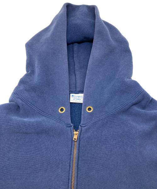 Champion REVERSE WEAVE（チャンピオン リバース ウィーブ）Champion REVERSE WEAVE (チャンピオン リバース ウィーブ) ジップパーカー ネイビー サイズ:XXLの古着・服飾アイテム