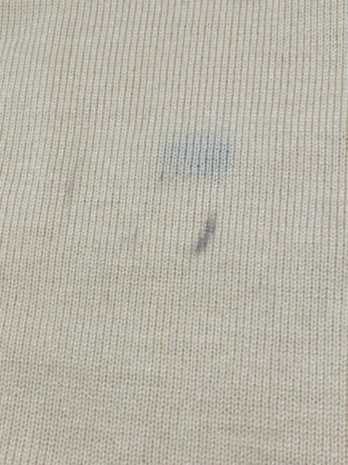 CHEMISE LACOSTE（シュミーズ ラコステ）CHEMISE LACOSTE (シュミーズ ラコステ) 70sVネックニット 70s後期 古着 イエロー サイズ:XXLの古着・服飾アイテム