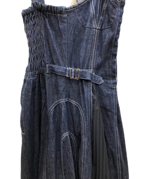 CASA FLINE（カーサフライン）CASA FLINE (カーサフライン) デニムワンピース インディゴ サイズ:freeの古着・服飾アイテム