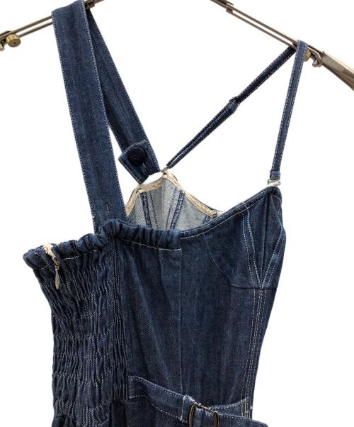 CASA FLINE（カーサフライン）CASA FLINE (カーサフライン) デニムワンピース インディゴ サイズ:freeの古着・服飾アイテム