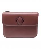 Cartierカルティエ）の古着「ターンロックショルダーバッグ　マストライン」｜ワインレッド