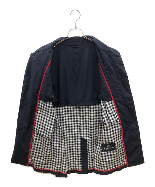 Aquascutum（アクアスキュータム）Aquascutum (アクアスキュータム) ステンカラーコート ネイビー サイズ:Mの古着・服飾アイテム