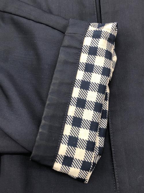 Aquascutum（アクアスキュータム）Aquascutum (アクアスキュータム) ステンカラーコート ネイビー サイズ:Mの古着・服飾アイテム