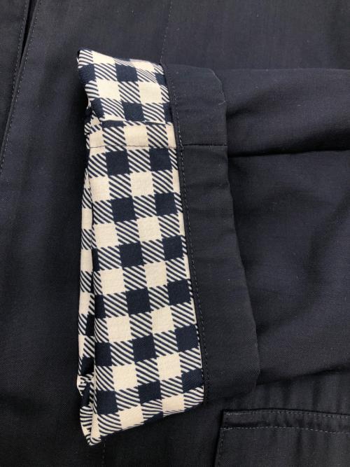 Aquascutum（アクアスキュータム）Aquascutum (アクアスキュータム) ステンカラーコート ネイビー サイズ:Mの古着・服飾アイテム
