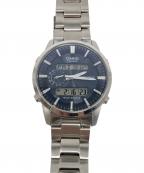CASIOカシオ）の古着「CASIO LINEAGE LCW‑M600」｜ネイビー