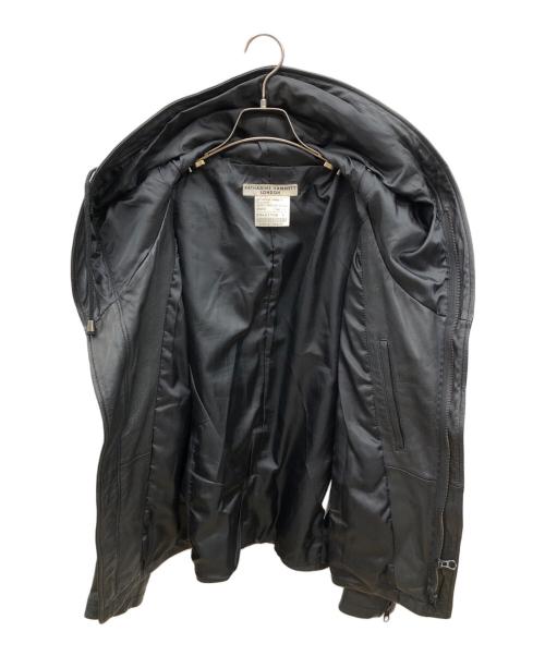 KATHARINE HAMNETT（キャサリンハムネット）KATHARINE HAMNETT (キャサリンハムネット) レザージャケット ブラック サイズ:Lの古着・服飾アイテム