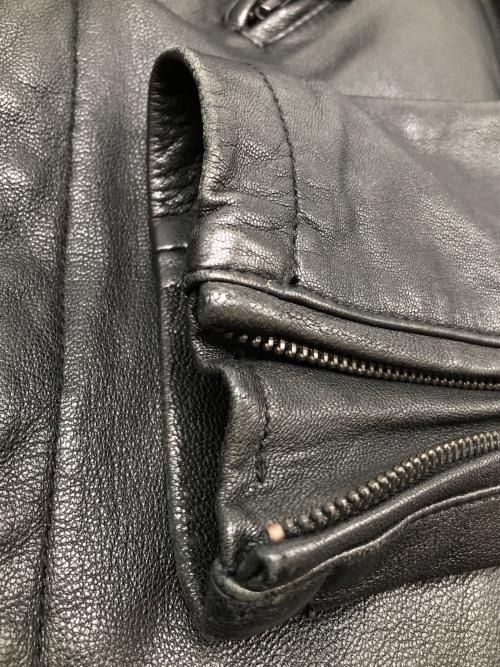 KATHARINE HAMNETT（キャサリンハムネット）KATHARINE HAMNETT (キャサリンハムネット) レザージャケット ブラック サイズ:Lの古着・服飾アイテム