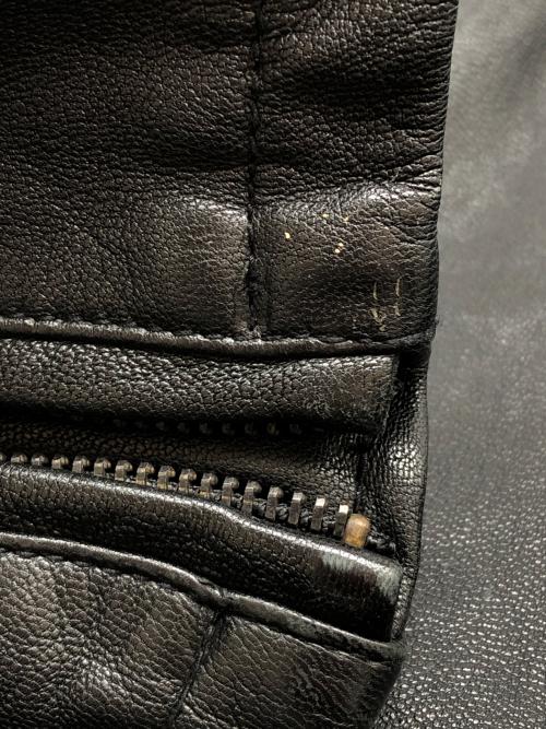 KATHARINE HAMNETT（キャサリンハムネット）KATHARINE HAMNETT (キャサリンハムネット) レザージャケット ブラック サイズ:Lの古着・服飾アイテム