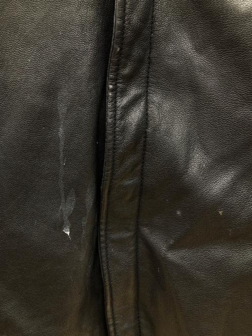 KATHARINE HAMNETT（キャサリンハムネット）KATHARINE HAMNETT (キャサリンハムネット) レザージャケット ブラック サイズ:Lの古着・服飾アイテム