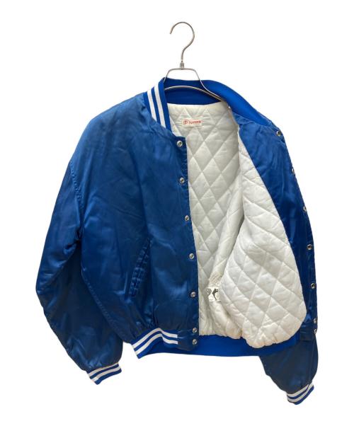 TOYOTA（トヨタ）TOYOTA (トヨタ) 90sスタジャン 野茂英雄  NOMO ドジャース 古着 ブルー サイズ:不明の古着・服飾アイテム