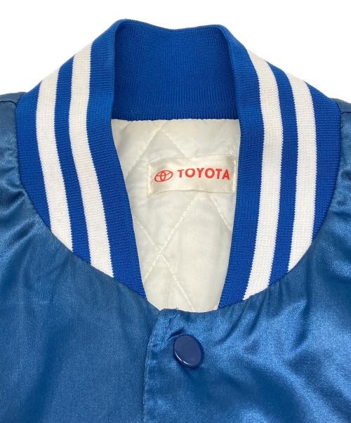 TOYOTA（トヨタ）TOYOTA (トヨタ) 90sスタジャン 野茂英雄  NOMO ドジャース 古着 ブルー サイズ:不明の古着・服飾アイテム