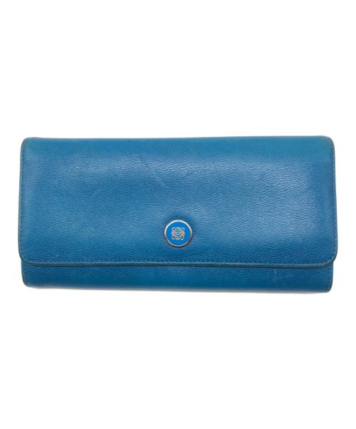 LOEWE（ロエベ）LOEWE (ロエベ) 長財布 ブルーの古着・服飾アイテム