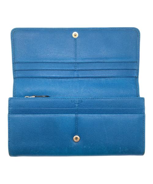 LOEWE（ロエベ）LOEWE (ロエベ) 長財布 ブルーの古着・服飾アイテム