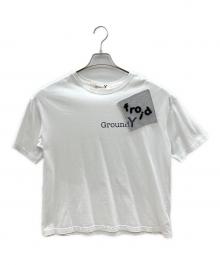 GROUND Y（グラウンドワイ）の古着「パッチワークTシャツ」｜ホワイト