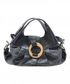 BVLGARIブルガリ）の古着「2WAYバッグ　チャンドラ」｜ブラック