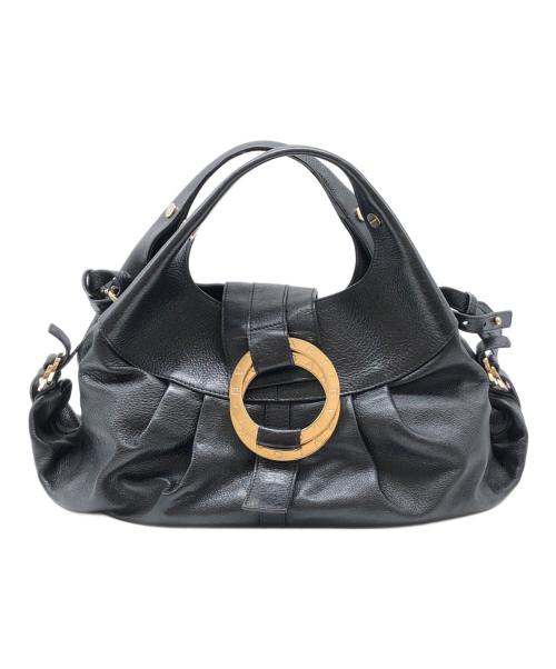 BVLGARI（ブルガリ）BVLGARI (ブルガリ) 2WAYバッグ　チャンドラ ブラックの古着・服飾アイテム