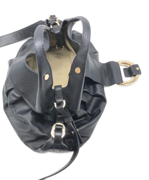 BVLGARI（ブルガリ）BVLGARI (ブルガリ) 2WAYバッグ　チャンドラ ブラックの古着・服飾アイテム