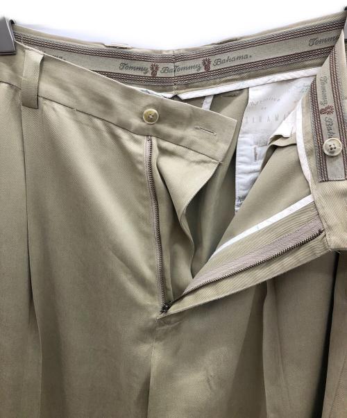 TOMMY BAHAMA（トミーバハマ）TOMMY BAHAMA (トミーバハマ) 90s 2タックスラックス カーキ サイズ:W40×L30の古着・服飾アイテム