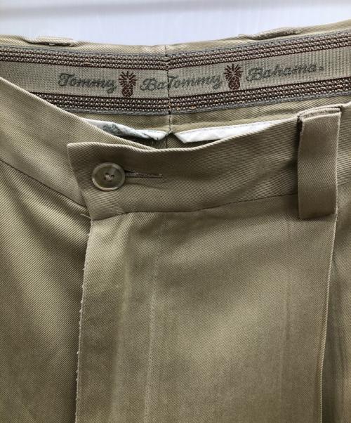 TOMMY BAHAMA（トミーバハマ）TOMMY BAHAMA (トミーバハマ) 90s 2タックスラックス カーキ サイズ:W40×L30の古着・服飾アイテム