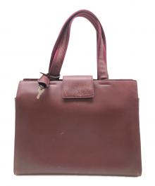 PRADA（プラダ）の古着「ハンドバッグ」｜ワインレッド